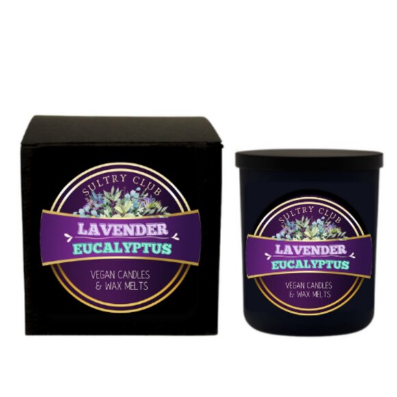 LAVENDER EUCALYPTUS LUXURY CANDLE - Picture 1 of 2